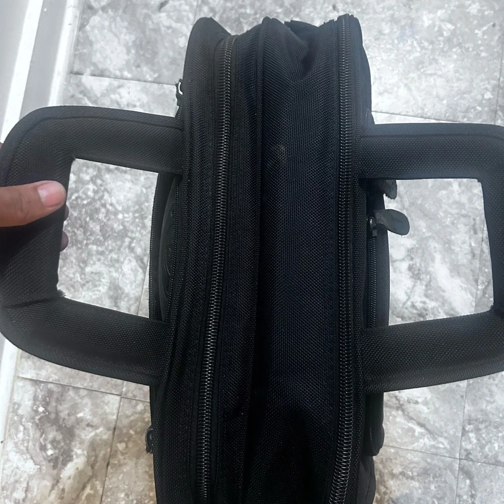 WWE Black suitcase Backpack with Logo Patchfor laptop 17 inch  suitcase - Picture 3 of 11